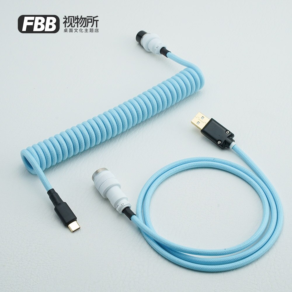 FBB GMK Custom Coiled Type-C Cable