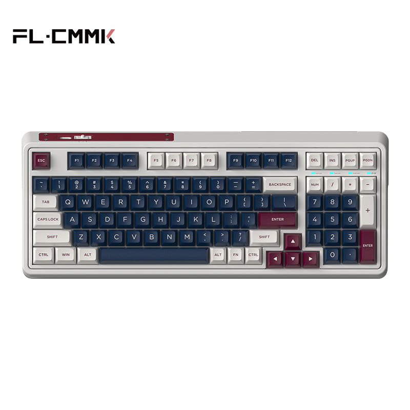 FL·ESPORTS CMK98-SAM Hot-Swappable Mechanical Keyboard Single Mode / Deep Sea Silent