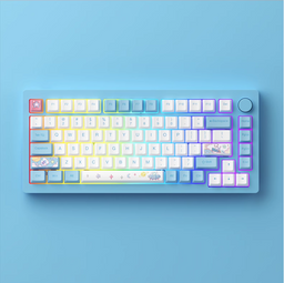 MONSGEEK M1W(M1 V2) RGB Aluminium Mechanical Keyboard as variant: Three mode / Sky Blue / V3 Pro Cream Yellow