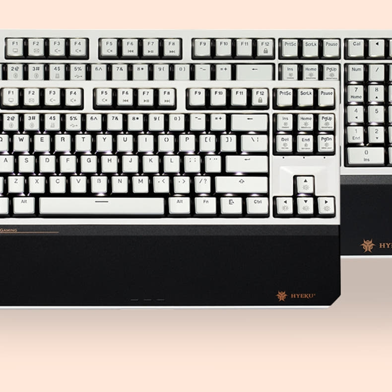Hyeku X3/X5 PRO Hot-Swap Budding Three Mode Mechanical Keyboard White Black / Sky Blue / X3-87keys