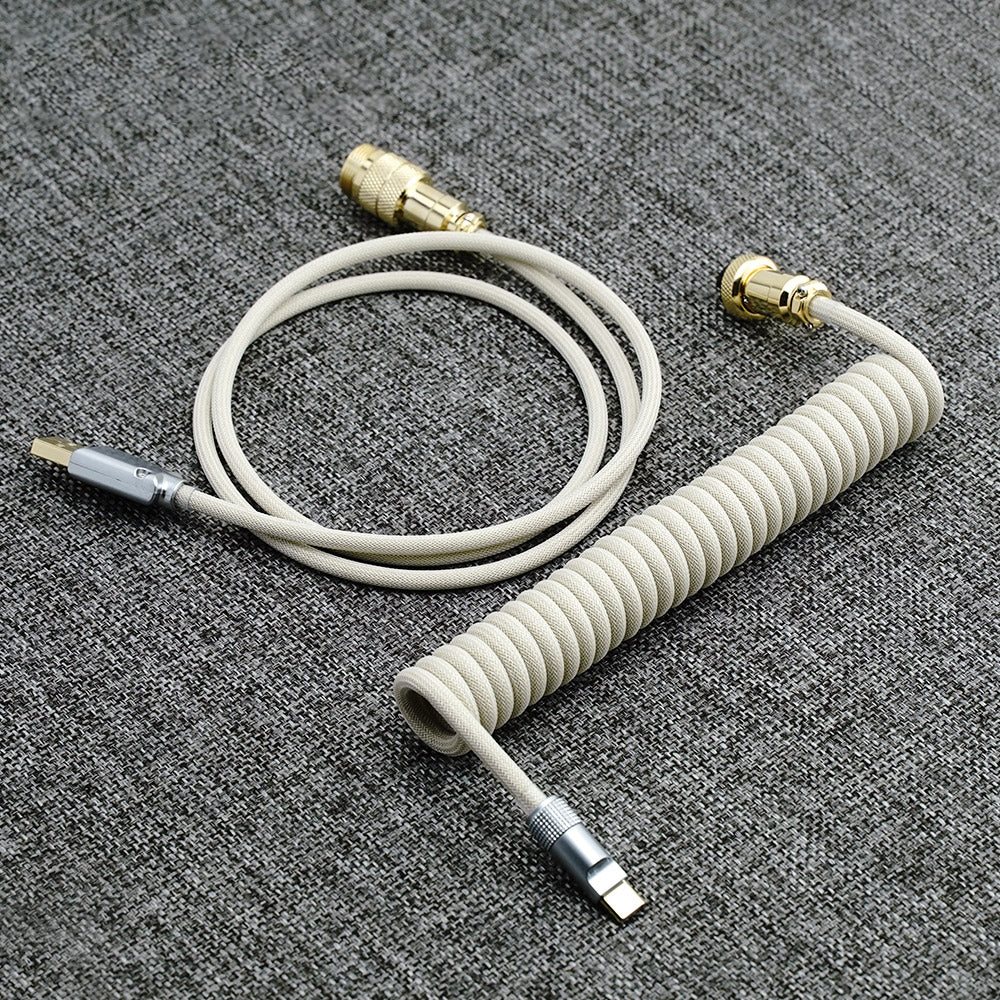 YUNZII Golden/Transparent White/Glass/Summer Custom Cable