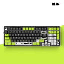 VGN VGN98pro Mechanical Keyboard as variant: Green / Kailh BOX Cream Pro