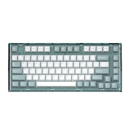 FL·ESPORTS Q75 Green/Blue Mechanical Keyboard as variant: Blue Transparent / ROSA pink