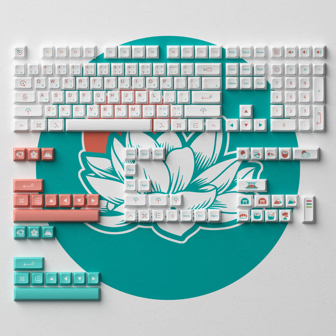 Akko Aka-Fuji/Taiko No Tatsujin/World Tour Shanghai JDA Keycaps