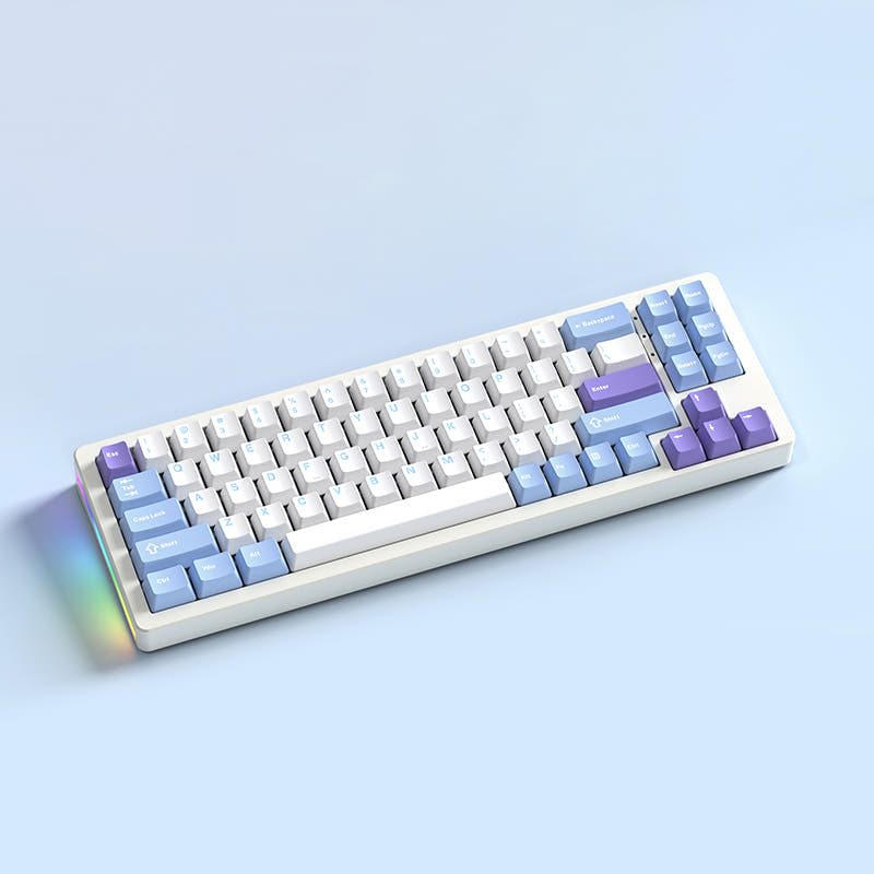XINMENG M71 V2 Aluminum Mechanical Keyboard White / White Jade