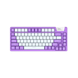 MONKA AE75 Gasket Mechanical Keyboard as variant: Purple-wired / Sakura Pink