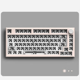 FL·ESPORTS MK750 Gasket Keyboard Kit as variant: Sakura Pink
