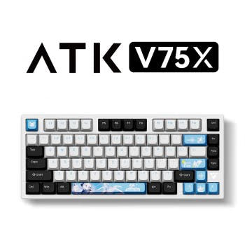 VXE ATK V75X Aluminium Mechanical Keyboard V75X-White / Chosfox Arctic