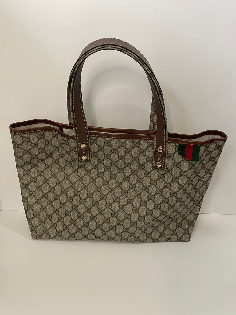 gucci web loop tote