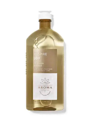 Bath Body Works Aromatherapy JUNIPER SAGE Body Wash Foam Bath 10 oz - Betian-na