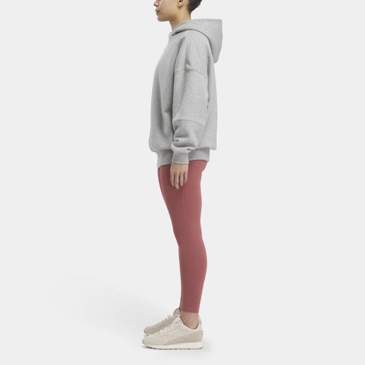 Reebok Apparel Women Lux Oversized Crewneck Sweatshirt ASH