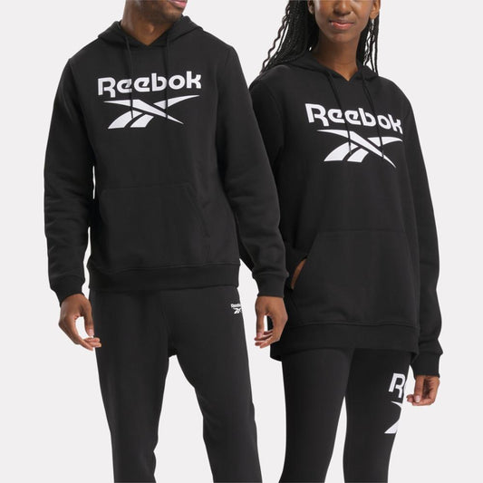 Reebok Apparel Men Reebok Identity Fleece Full-Zip Hoodie BLACK