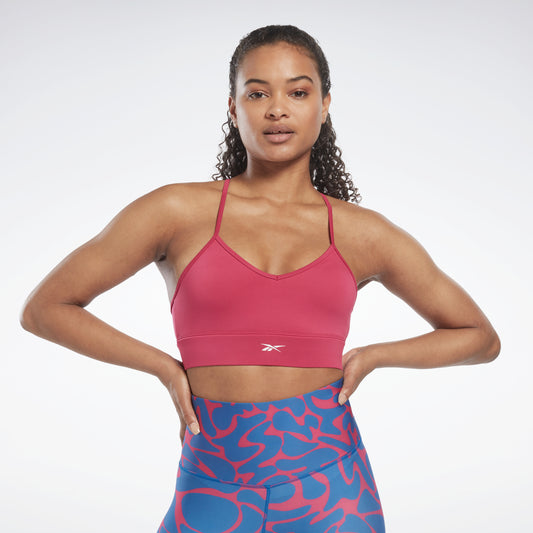 Reebok Women's Standard Tri-Back Sports Bra, Light Support, Quartz Glow, XX- Small – The Home Fitness Corp