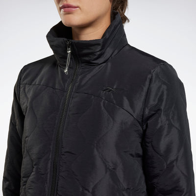 Reebok Apparel Women Thermowarm+Graphene Padded Jacket Black
