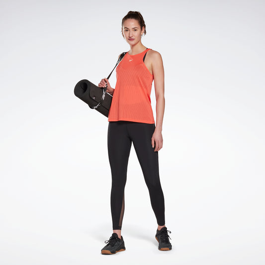 Reebok Apparel Women Running Vector Leggings NGHBLK