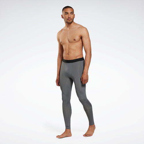 Reebok Apparel Men Workout Ready Compression Tights BLACK