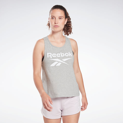 Reebok Apparel Women Workout Ready Simple Polyester Tank Top PEAFUZ