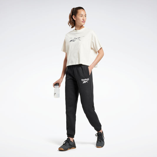 Reebok Women Burnout T-Shirt - porcelain FT0805