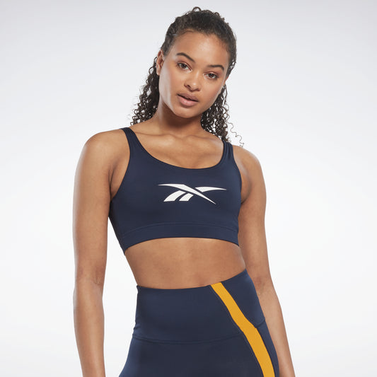 Reebok Lux Racer Medium-Impact Sports Bra - black GT2900