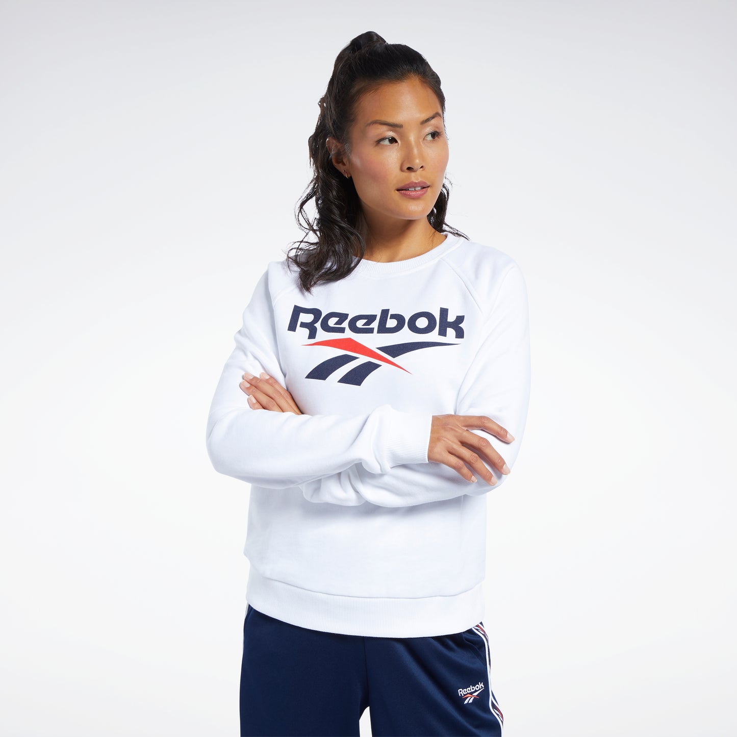 Reebok Apparel Women Classics Vector Crew Sweatshirt White – Reebok Canada
