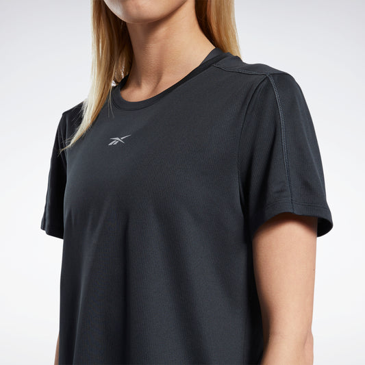 Reebok Apparel Women ACTIVCHILL Athletic T-Shirt BLACK