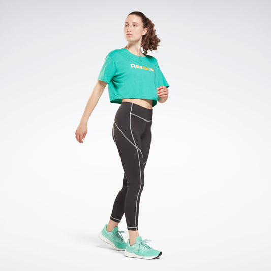 Reebok Apparel Women Workout Ready Big Logo Leggings PUNBER – Reebok Canada