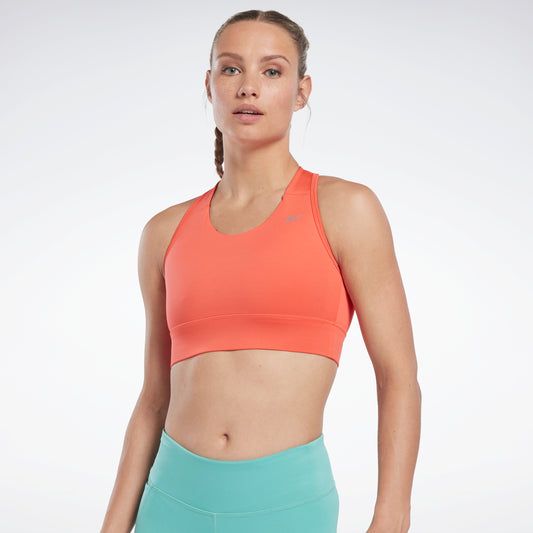 Reebok Apparel Women Running Essentials High-Impact Bra Forgrn