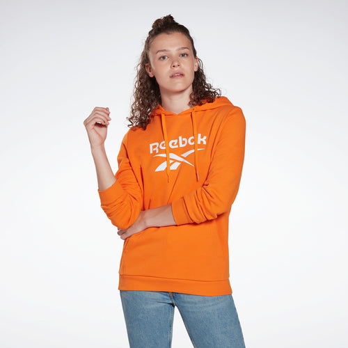 Reebok Apparel Women Reebok Identity Logo Fleece Crew Sweatshirt
