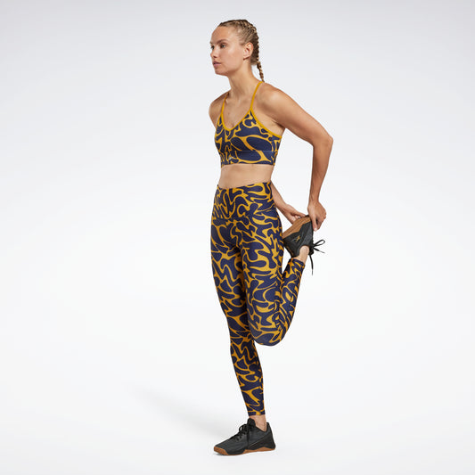 Reebok Apparel Women Workout Ready Printed Leggings Black – Reebok Canada