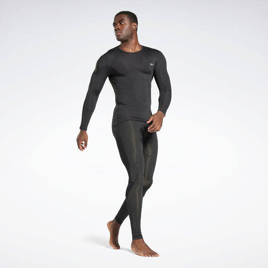 Reebok Men's Workout Ready Compression Tights - Macy's