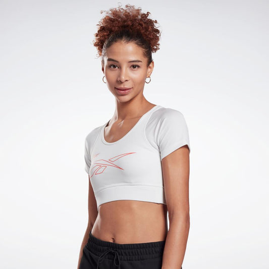 Reebok Apparel Women Studio Layered Bra Top Inflil