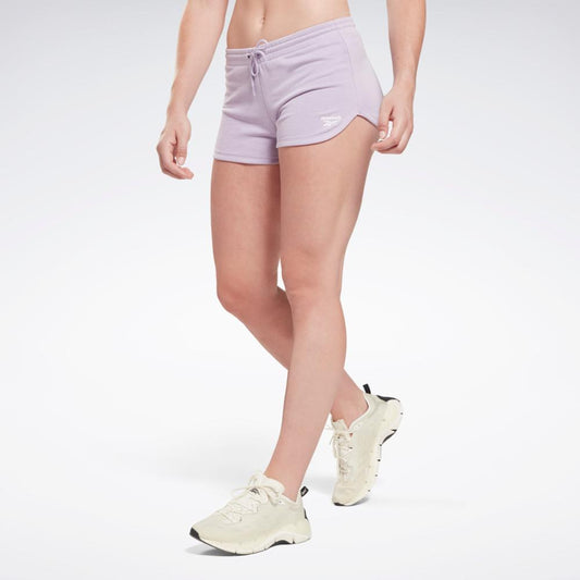 Reebok Apparel Women Reebok Identity French Terry Shorts MGREYH