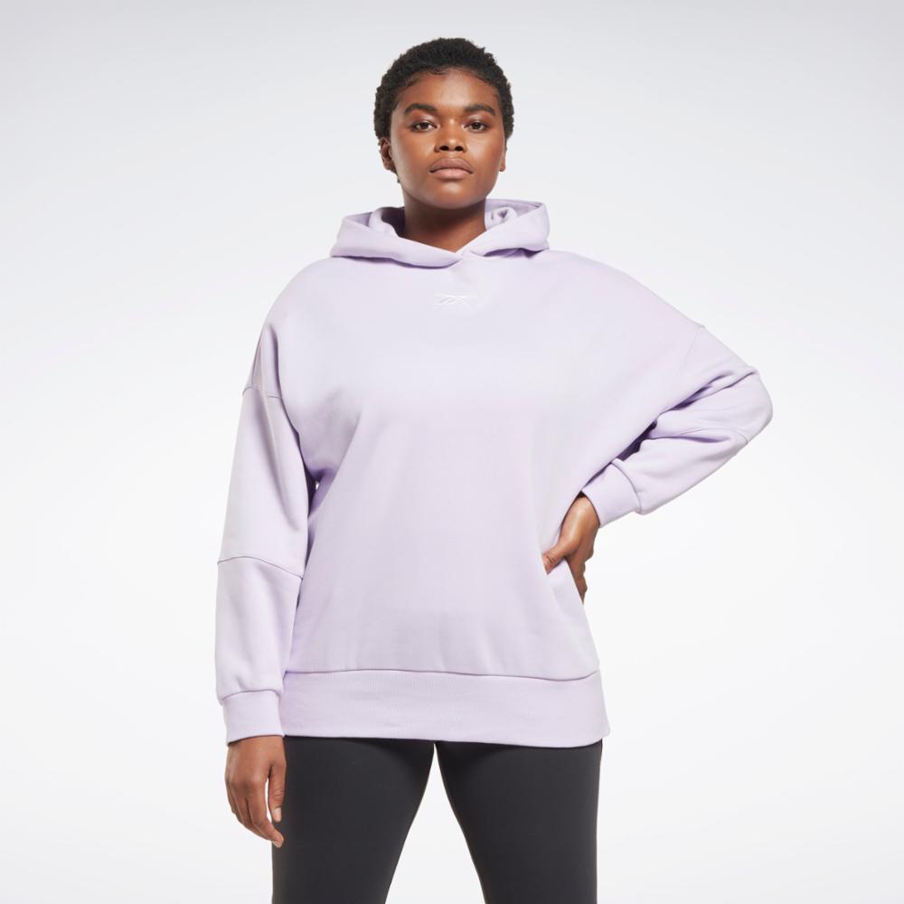 Reebok Apparel Women Studio Recycled Oversize Hoodie (Plus Size