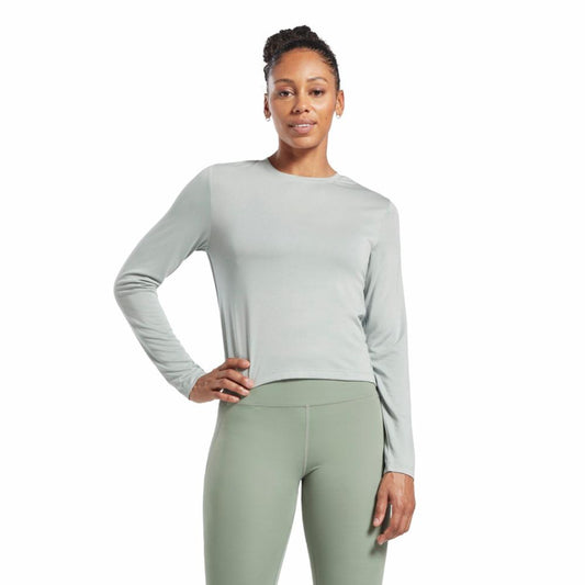 Reebok Apparel Women ACTIVCHILL+DREAMBLEND T-Shirt SEASPR – Reebok