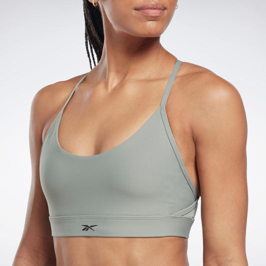 Reebok Apparel Women Lux Multi-Colored Speckle Strappy Bra Inflil