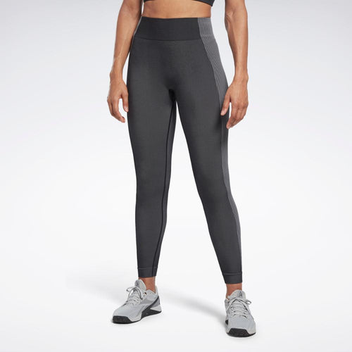 Reebok Apparel Women Myt Allover Print Leggings Nghblk