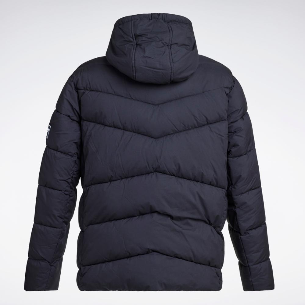 Reebok men's midweight deals quilted puffer jacket