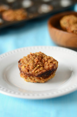 Carrot Apple Raisin Quinoa Muffins