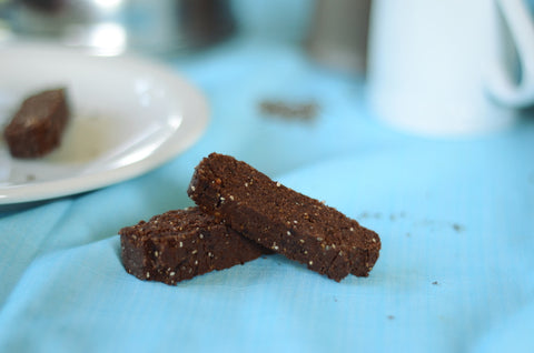 Chocolate Chia Biscotti