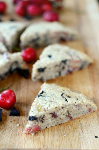 Chocolate Cherry Scones