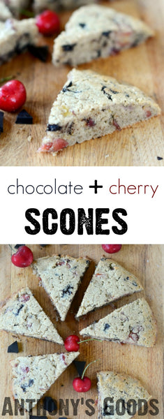 Chocolate Cherry Scones