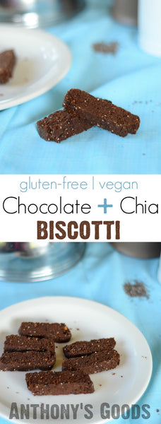 Chocolate Chia Biscotti