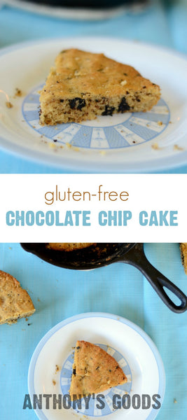 Gluten-Free Chocolate Chip Skillet Cake