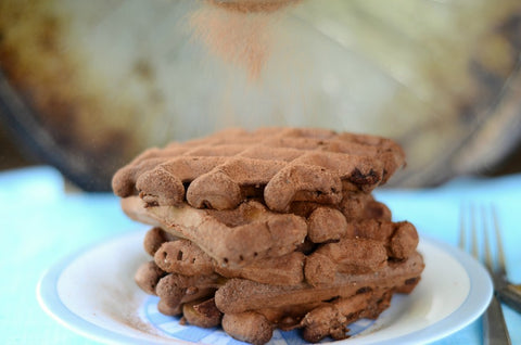 Chocolate Chia Waffles