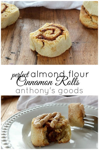 Almond Flour Cinnamon Rolls