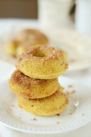 Coconut Flour Cinnamon Doughnuts