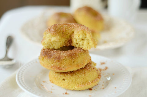 Coconut Flour Cinnamon Doughnuts