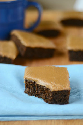 Coffee Cake with Caramel Frosting