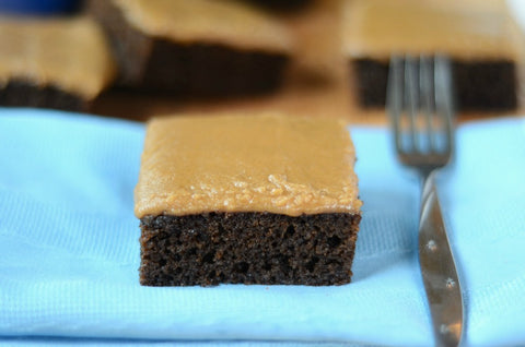 Coffee Cake with Caramel Frosting