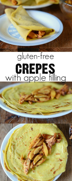 Gluten-Free Crepes with Apple Filling